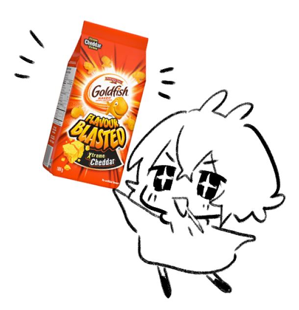 I think it'd be awesome if someone got me flavour blasted xtreme cheddar goldfish 
