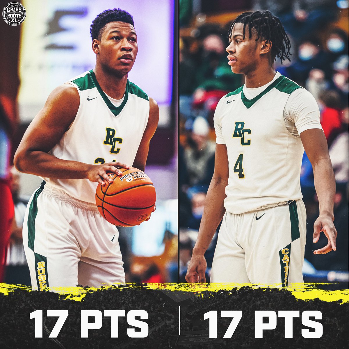 Grassroots XL (@grassrootsxl) on Twitter photo Tarik Watson (<a href="/tarikwatson1/">Tarikwatson1</a>) and UNC commit Simeon Wilcher (<a href="/SimeonWilcher/">Simeon Wilcher</a>) score 17 a piece to lead Roselle Catholic (<a href="/rc_basketball/">RC Basketball (NJ)</a>) over Morris Catholic 🔥
(📸: <a href="/dfritzphotos/">Dan Fritz</a>) Tarik Watson (<a href="/tarikwatson1/">Tarikwatson1</a>) and UNC commit Simeon Wilcher (<a href="/SimeonWilcher/">Simeon Wilcher</a>) score 17 a piece to lead Roselle Catholic (<a href="/rc_basketball/">RC Basketball (NJ)</a>) over Morris Catholic 🔥
(📸: <a href="/dfritzphotos/">Dan Fritz</a>)