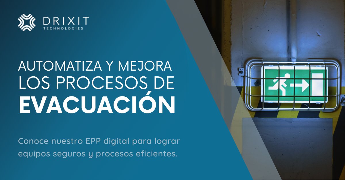Contar con datos y analítica es clave para potenciar procesos. Y qué mejor que poder optimizar los tiempos y procesos de evacuación, analizando los simulacros para mejorar proactivamente.

Con el EPP digital, tienes toda la info para ello. Conoce cómo en drixit.com