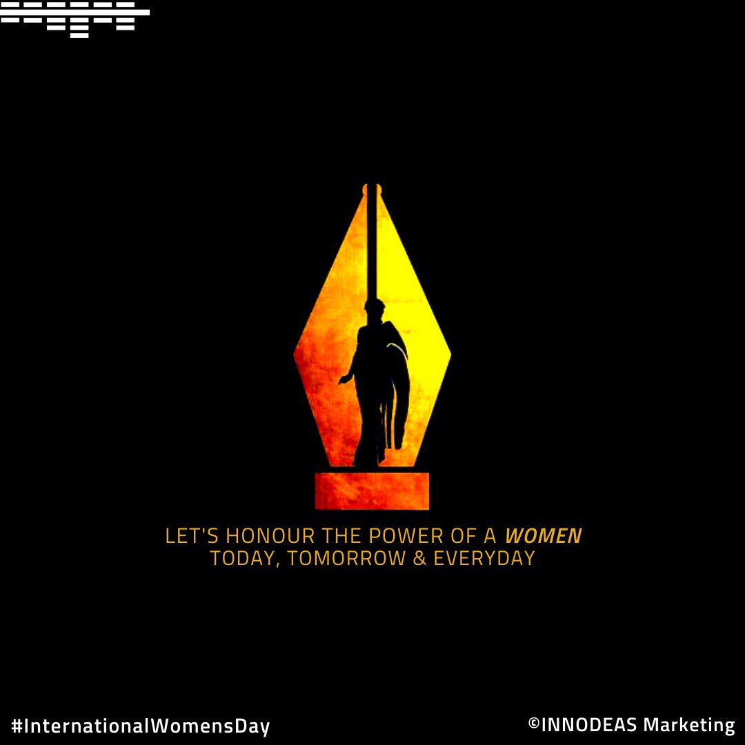 innodeasmarket's tweet photo. This International Women’s Day, promise yourself to honour the power of a women and treat her with love and respect.
Happy International Women’s Day.
#InnodeasMarketing #internationalwomensday #internationalwomensday2022 #womenempowerment #womansday #womansday2022 https://t.co/Owx7KtHwZz