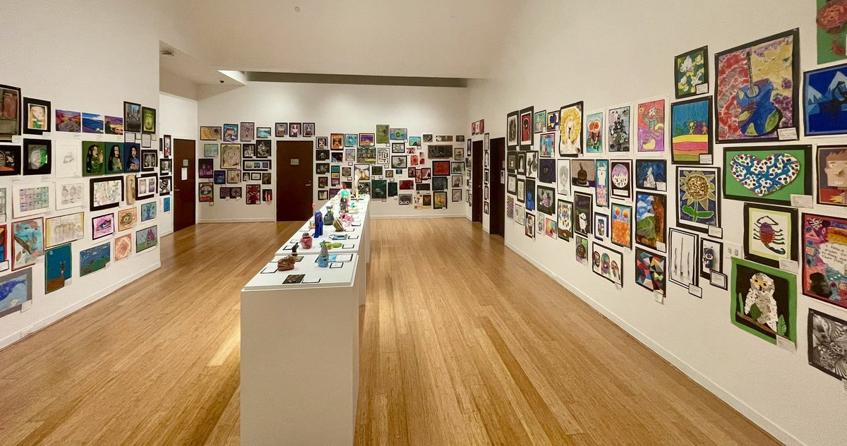 We celebrated so many fantastic young artists tonight at the the Youth Art Month art show <a href="/VirginiaMOCA/">Virginia MOCA</a> 🎨 I’m so proud of our 3 <a href="/LinkhornParkES/">Linkhorn Park Elem.</a> artists! ✨ Thank you, <a href="/KScarbs/">Kathleen Scarborough</a>, for supporting our awesome artists!