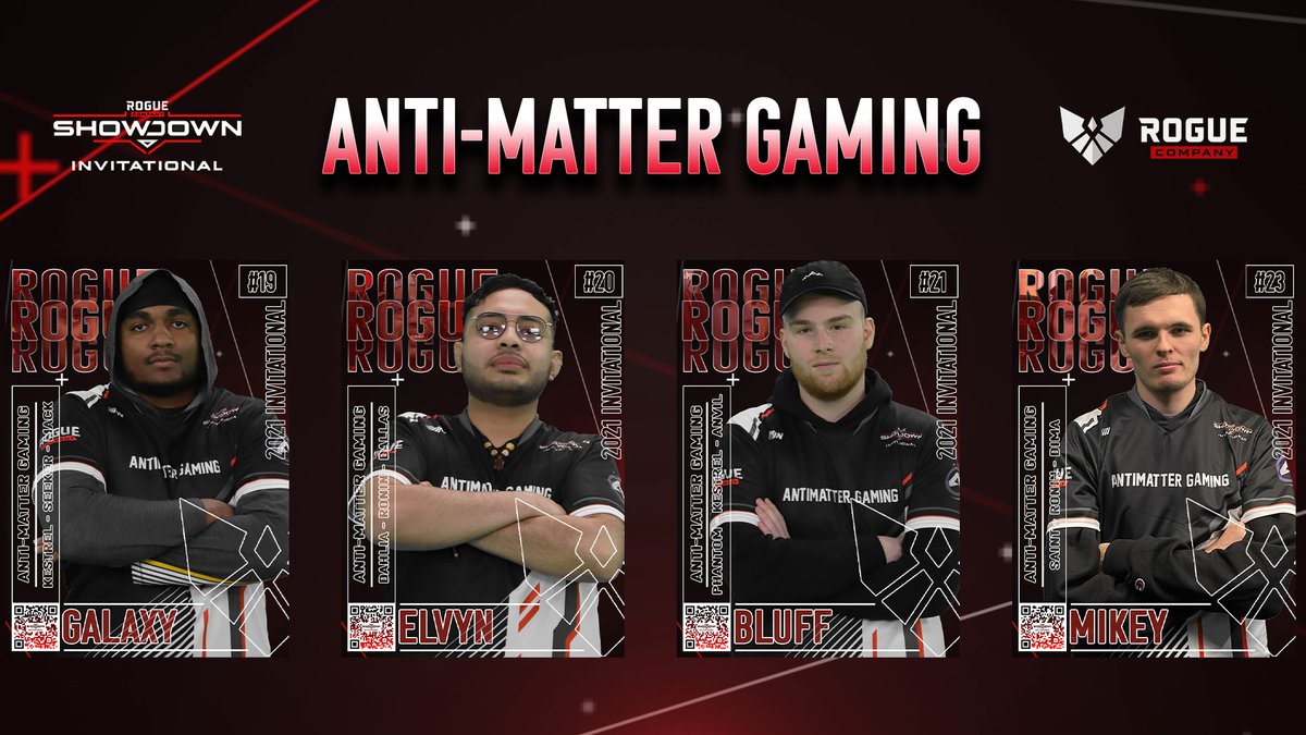 RCGrassroots's tweet photo. 2021 Invitational Collection - @RogueCompany 

Full @AntimatterGG Collection
💎 #19 @devin_gil 
💎 #20 @ElvynCalderon 
💎 #21 @Bluffestt 
💎 #23 @MikeyOnation 

Designed by: @realBluTV2 

#RocoEsports #RogueCompany 

Which one would you want the most?! 🔥🎮 https://t.co/HrvPdxWfGQ