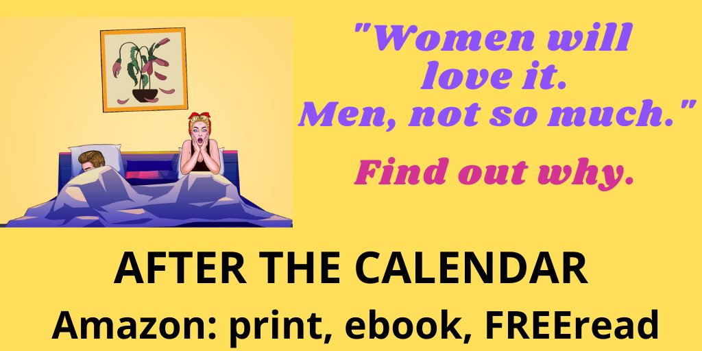 #FREEread KindleUnlimited #Humor Surely those stuffy men sitting there in their business suits, were missing the point. AFTER THE CALENDAR amazon.com/dp/B08GK3VFXM eBook/paper