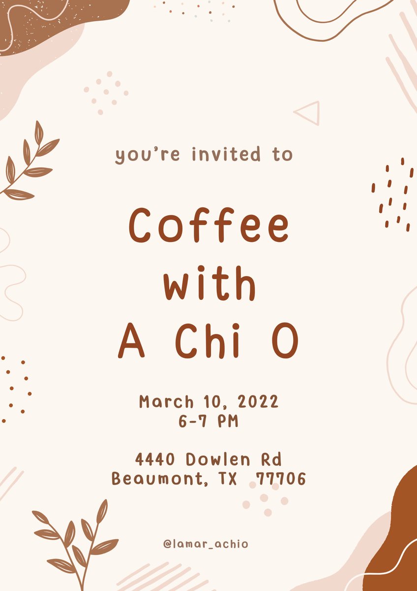 if you’re interested in greek life, come join us at Rao’s Bakery and chat with some Alpha Chi’s! ☕️🤩
