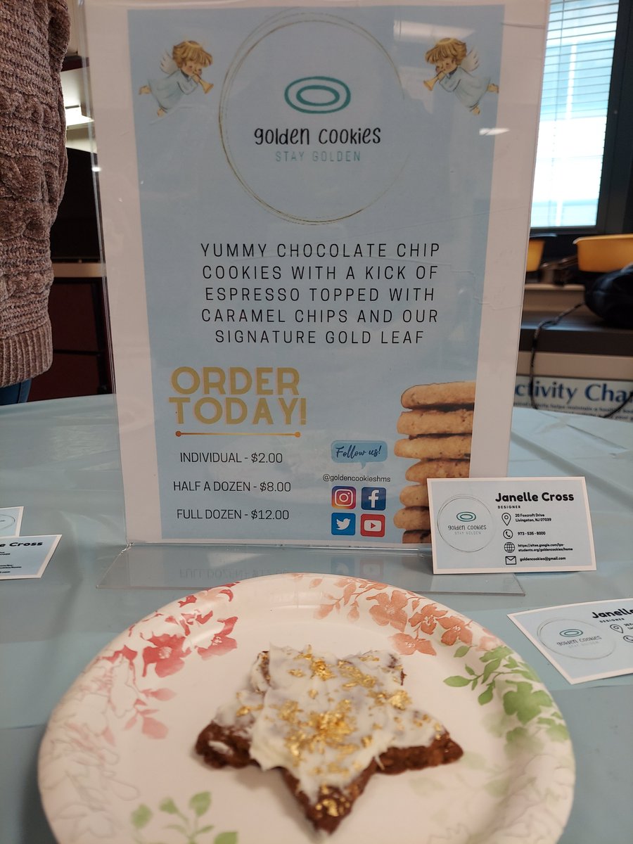 Heritage_MS's tweet photo. FCS &amp; Business students work together for a group cookie project! Groups strategize the branding, marketing, and nutrition to create a unique themed cookie. Competition to see who will come out as the ultimate winner is taking place today and tomorrow. Stay tuned for winners! https://t.co/NEKBW5FWgB