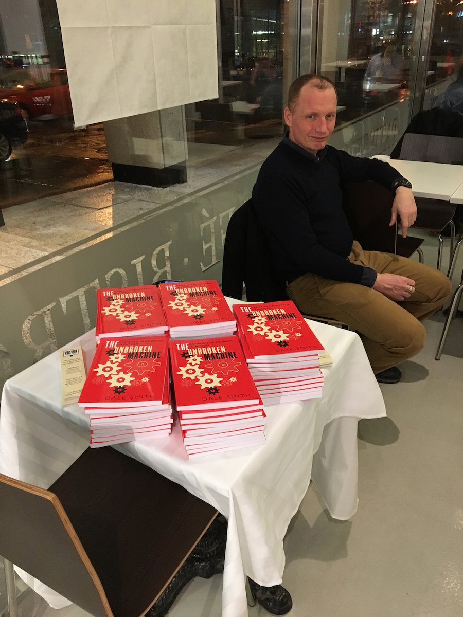 journo_dale's tweet photo. Hard to believe it’s been five years since my book launch. Thanks again to everyone who showed up, and who has since read #UnbrokenMachine. @dundurnpress https://t.co/dgZxkn5896