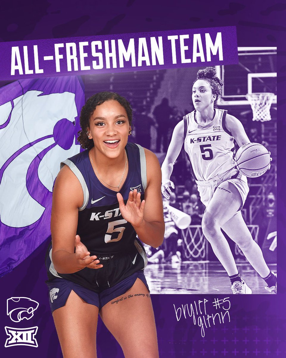 𝗖𝗼𝗻𝗴𝗿𝗮𝘁𝘀, 𝗕𝗿𝘆𝗹𝗲𝗲 👏

Big 12 All-Freshman Team ✔️

🗞️ k-st.at/3txycXA
 
#KStateWBB x #Big12WBB