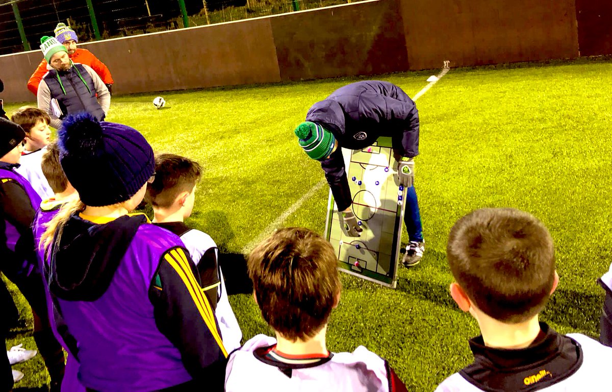 FAIMeath's tweet photo. ⚽️ Another fantastic night of @FAICoachEd in the Royal County with our Club Mark club @AthboyC hosting our 7️⃣v7️⃣ workshop 

✅ Well done to all coaches for their input and engagement 

👏 Massive thanks to the players who were excellent throughout and to Ross for organising 🙏 https://t.co/4EaB7RZvRh