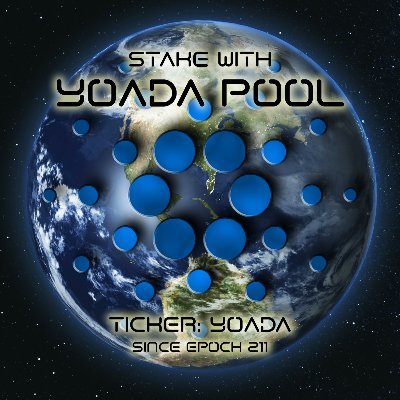 YoadaStakepool's tweet photo. Looking for a long term pool to stake your #Cardano ?
✅ 0% fee 😎
✅ Around 4% APY
✅ Member of @CardanoSPA 
✅ 100% uptime since epoch 211 👌
✅ Servers 12 cores 32Gb ram located in 🇫🇷 &amp; 🇩🇪
Join YOADA to get $adas every 5 days https://t.co/v8HKeh0bHB