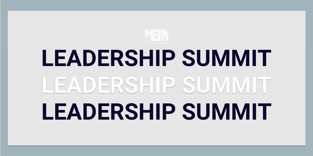 ATTN District Leaders 📤 

Are you looking for ways to bring new energy &amp; growth to the leadership in your school district? Then, you will not want to miss this experience with <a href="/thomascmurray/">Thomas C. Murray</a>!

Join us at #yourNETA to attend! 

Register here! bit.ly/3wPCb33