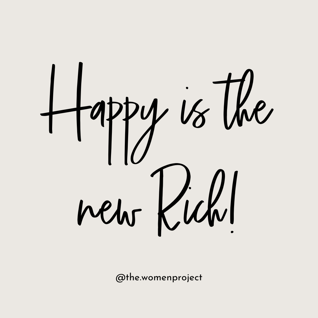 WomenProjectThe's tweet photo. Drop a 💯 below if you agree! 

#thewomenproject
#happyisthenewrich
#behappy https://t.co/BLekvHfcJB