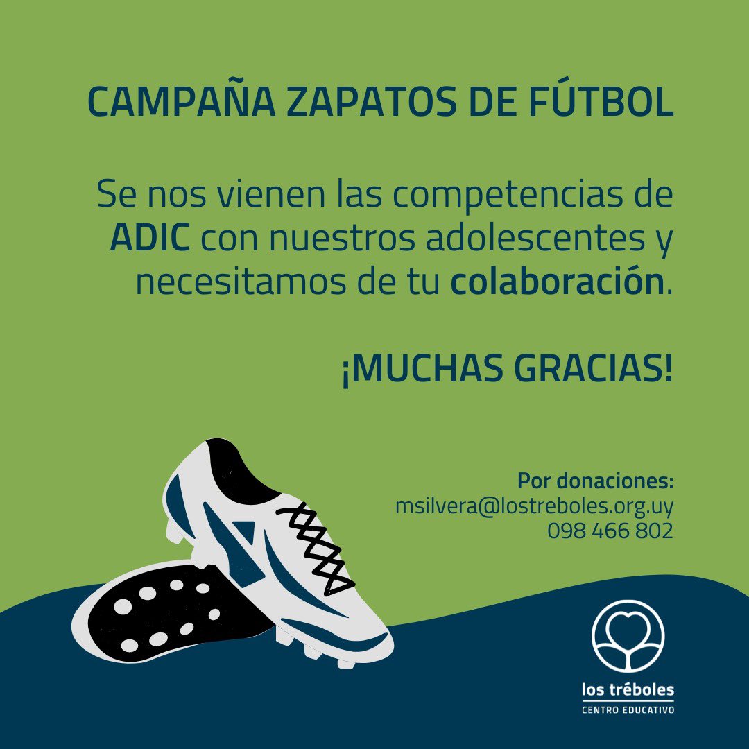 LaBlanqueadaU's tweet photo. #LBSolidario 
Revisa ese baúl, ese ropero que seguro tenes unos botines sin uso que seguro le servirá de mucho a otro futuro jugador 💪🏾👟👟⚽️ https://t.co/WMyq4TThBy