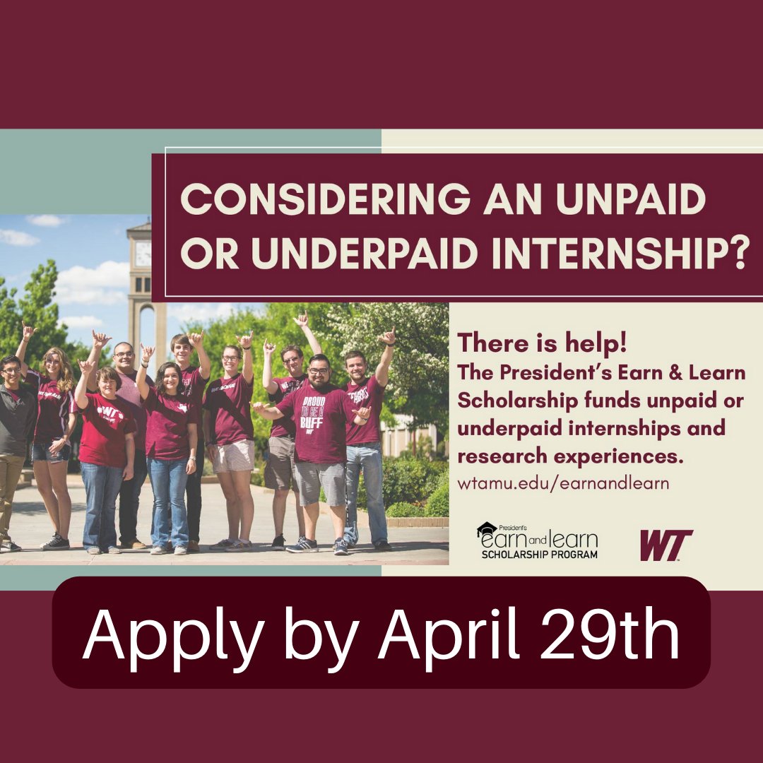 wtcareer's tweet image. #WTInternshipAlert #Internships #JoinHandshake