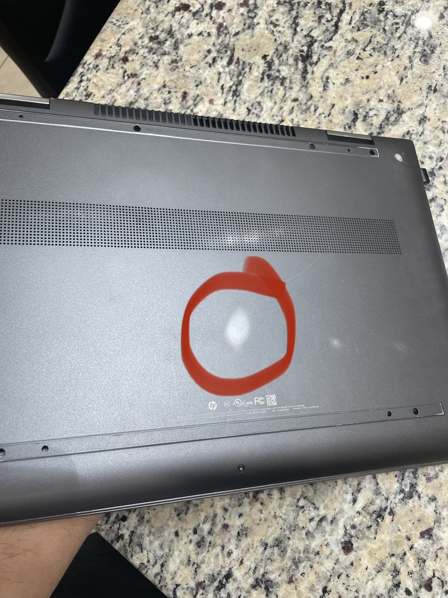 Afafk12's tweet photo. Shoutout to  @HPE_labs @HP @HPE @HPSupport @HP_Newsroom for almost annihilating me with their exploding batteries I think it’s time to switch to a MacBook maybe those won’t try to take me out when I’m doing homework @Apple https://t.co/TO281dakc7
