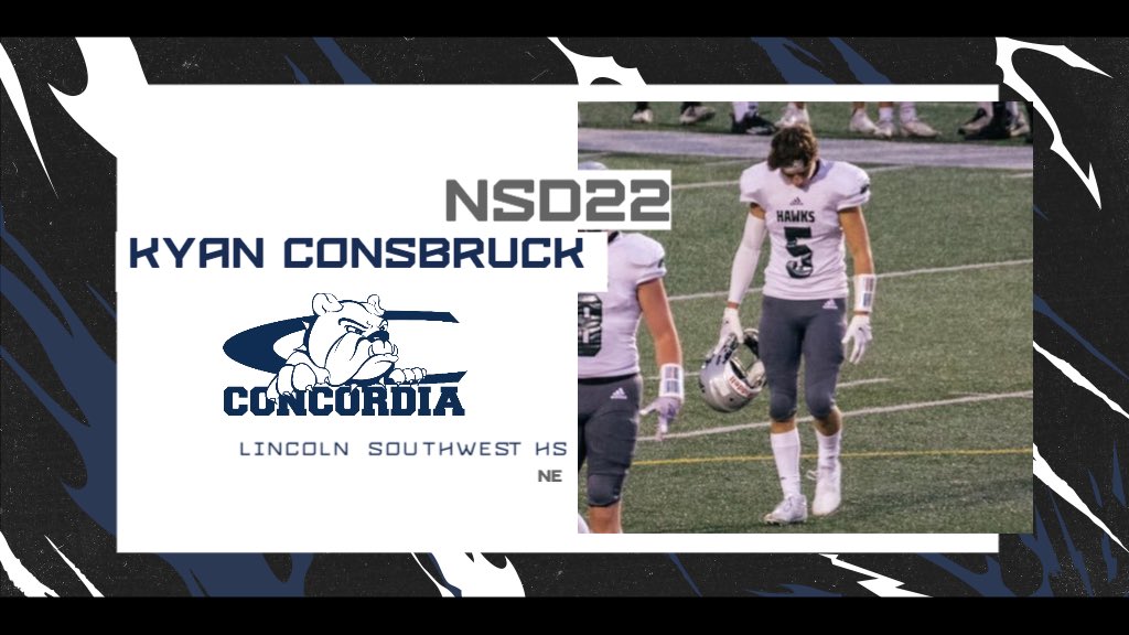 kyancons's tweet photo. Excited to announce my commitment to Concordia University! I’d like to thank God, my family, friends, and coaches for helping me along the way. #skodawgs @CUNEFootball https://t.co/B5atkrDtML