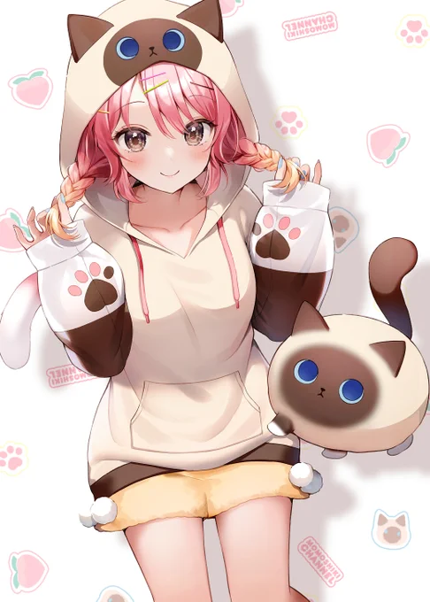 お揃い🐾
#ももしきし 