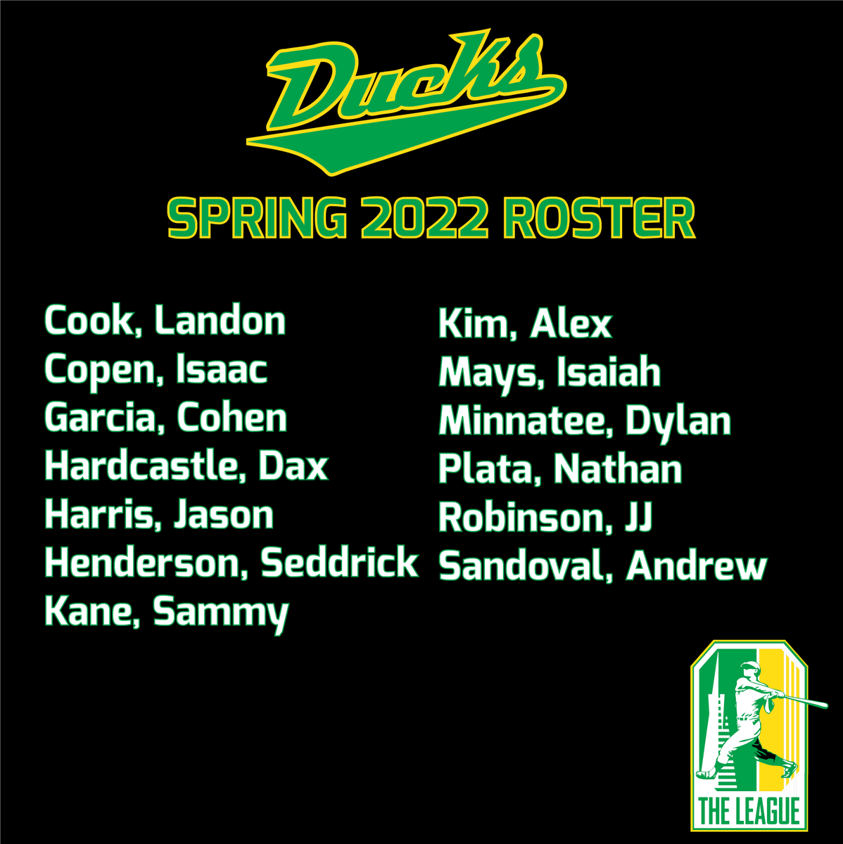 NCTB_TheLeague's tweet photo. Rosters for The League have been finalized.

Who will take the 🎒🎒🎒🎒? https://t.co/jImRojLEBa