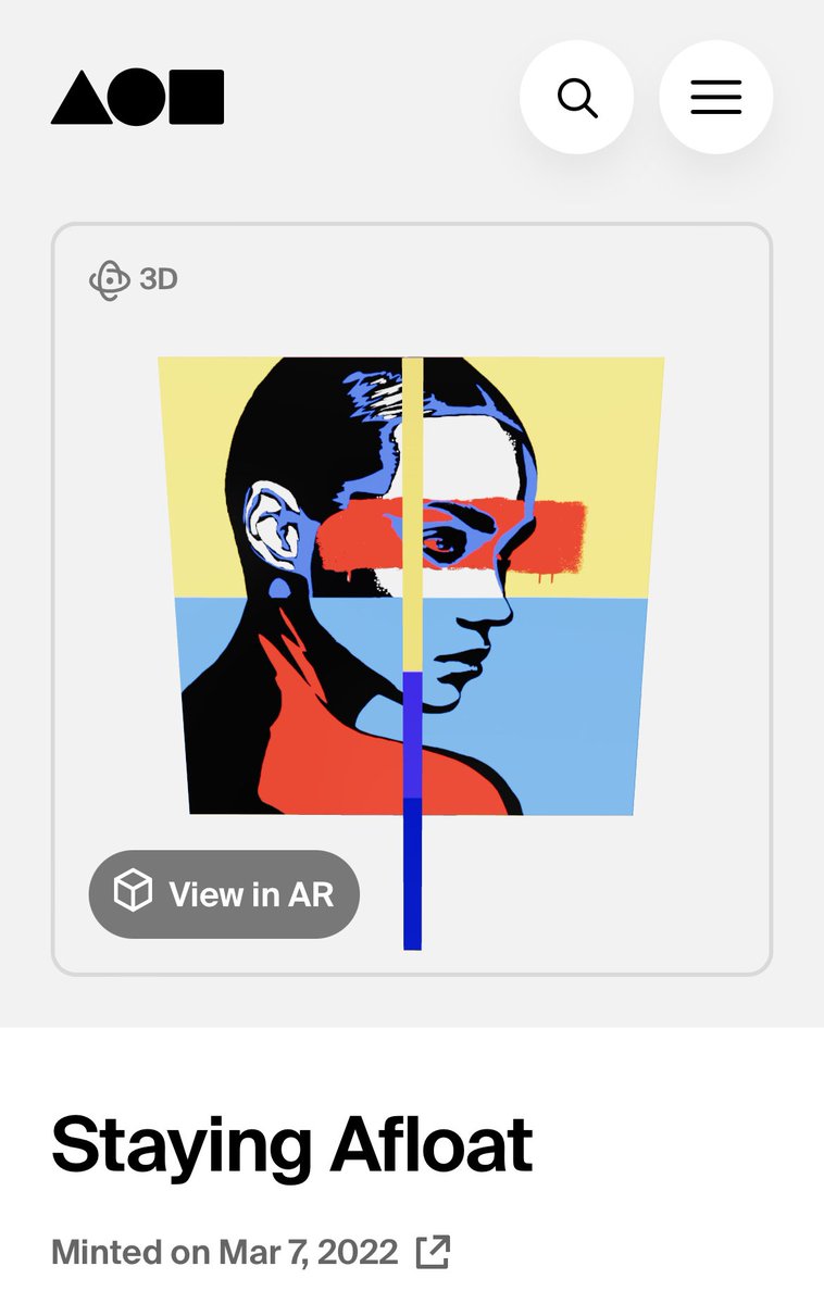 mattru22's tweet photo. It’s official! 

My first NFT tied together with an original painting is officially minted. Once the NFT is purchased, the owner will be gifted the original 4ftx4ft signed physical painting &amp; a fully rendered looping video.

Check out the listing below 👇 
https://t.co/ZLK6KoJjoR https://t.co/daciqWruUA
