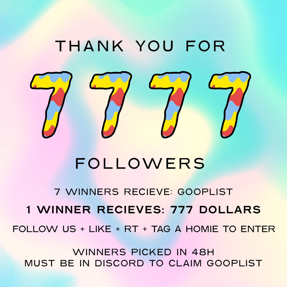 7777 on the 7th - it’s giveaway time. who’s feeling lucky? 🎰

not a lambo, but still wanted to give something back as a thank you 💕 

goop luck everyone!