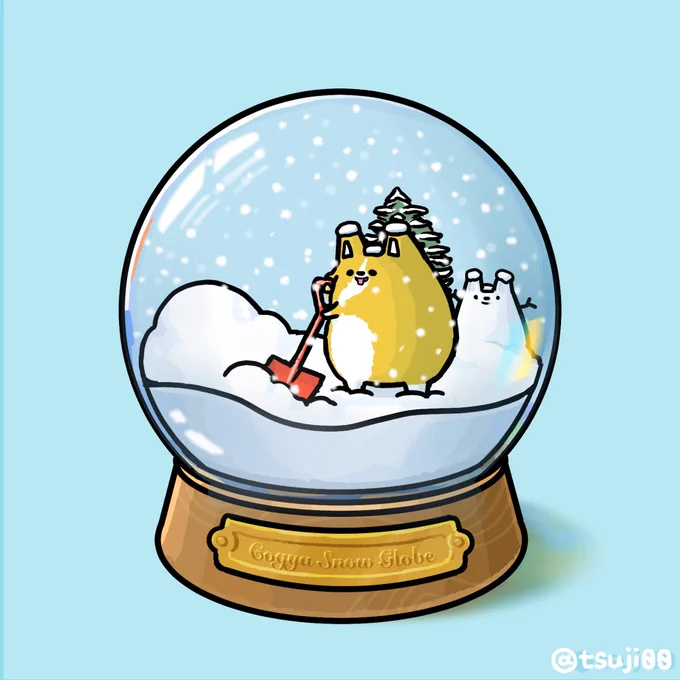 寒いので冬の絵を❄️ 