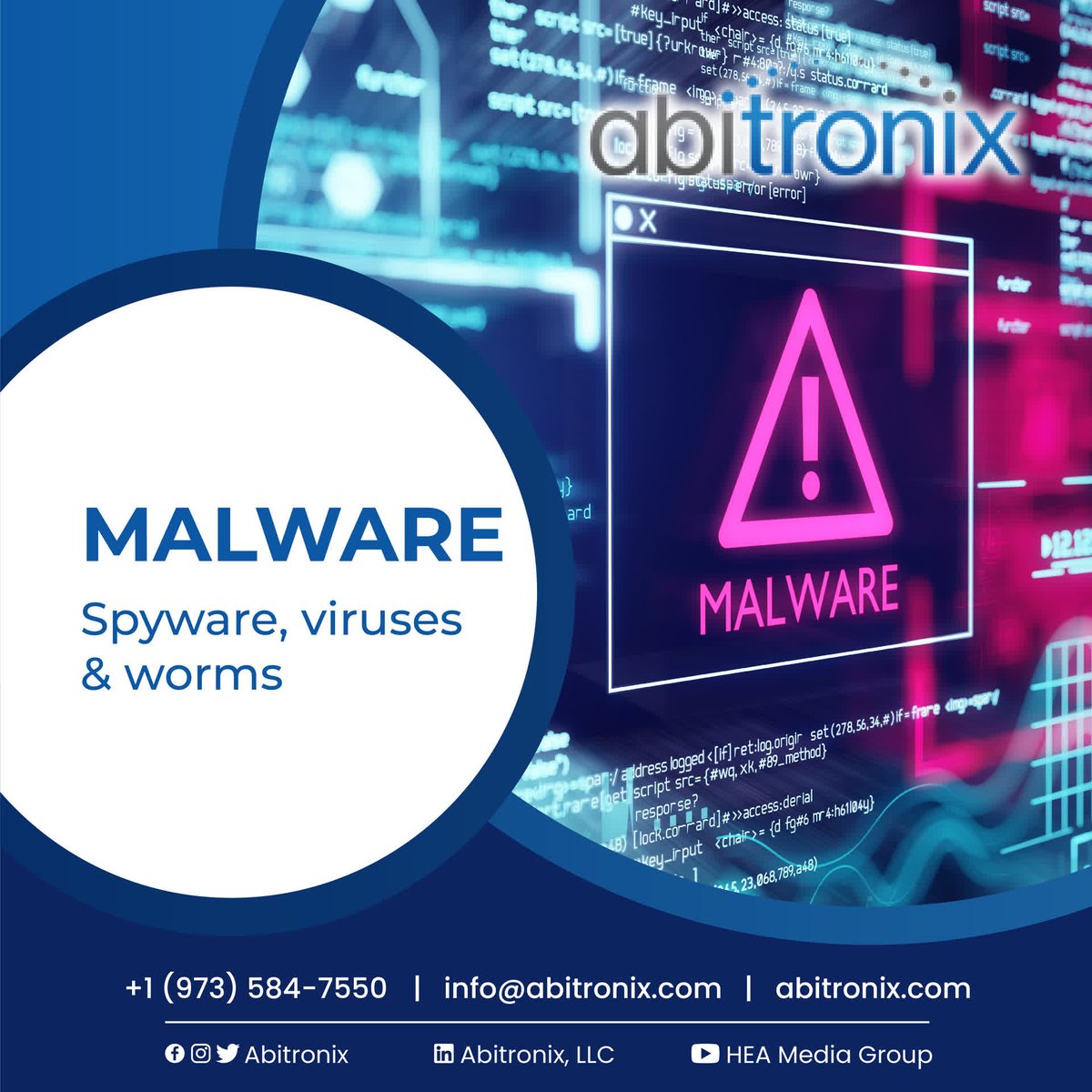 Abitronix's tweet photo. Abitronix offers FREE Network Assessments to determine your risk of breach and potential data loss.

#hardware #software #connectivity #monitorrisks #iot #HEAmediagroup #cloudcollaboration #bhfyp #cloud #facialrecognition #abitronix #technology https://t.co/JqAHFMSUG0