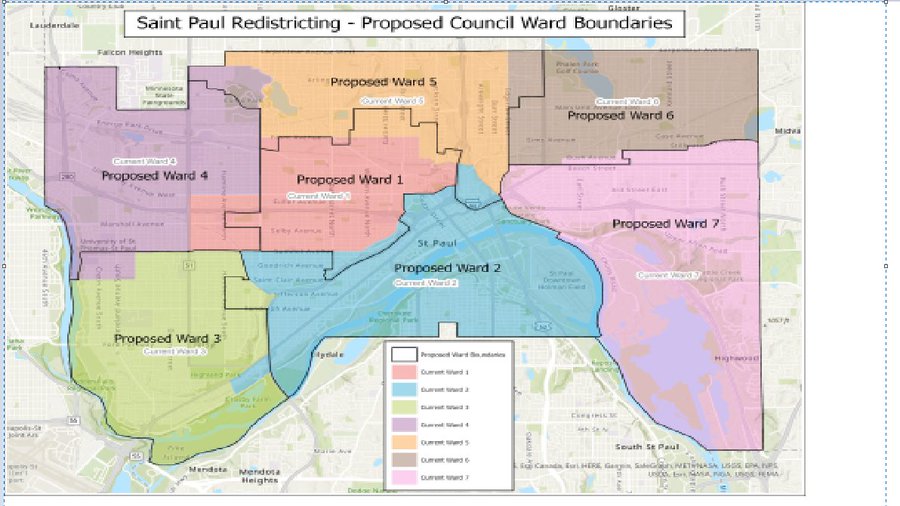 St Paul Precinct Map Redistricting St. Paul: Ward Maps Published, Hearing Rescheduled – Twin  Cities