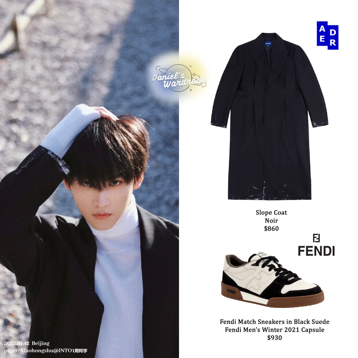 🤍
「20220112」Xiaohongshu Post

Coat | ADER ERROR
Sneakers | FENDI MEN'S WINTER 2021 CAPSULE | <a href="/Fendi/">Fendi</a>

#周柯宇 #ZhouKeYu #โจวเคออวี่ #ChâuKhaVũ #저우커위 #KeyuFashionStyle #INTO1