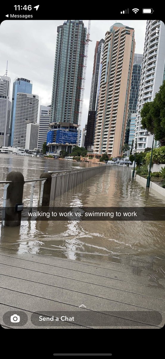 This was last week trying to get to work 🏊‍♂️
