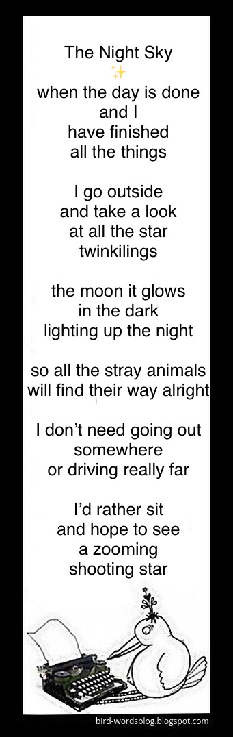 BoxPoem's tweet image. the #night #sky