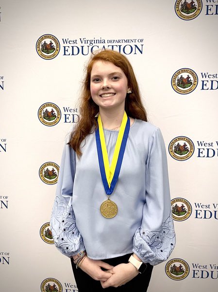PCScrusaders's tweet image. Audrey Smith won First place in the West Virginia State Science Fair Chemistry division today. Congratulations Audrey! 🏆💙