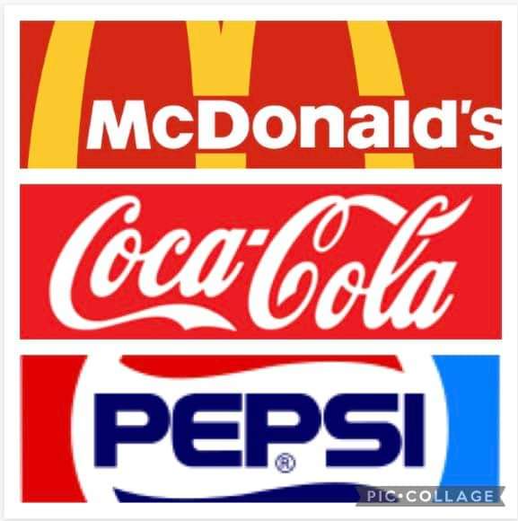 olivier_patti's tweet photo. No.. to Coke
No..McDonald's 
No..Starbucks
No..KFC
No..Pepsi
#BoycottMcDonalds 
#BoycottCocaCola 
#BoycottKFC
#BoycottPepsi 
There are great local places that are  probably  better  for you and  the  money  stays local.
Send a Strong  Message  to these Giants
#StandWithUkraine 🇺🇦 https://t.co/12PJPXIs5i