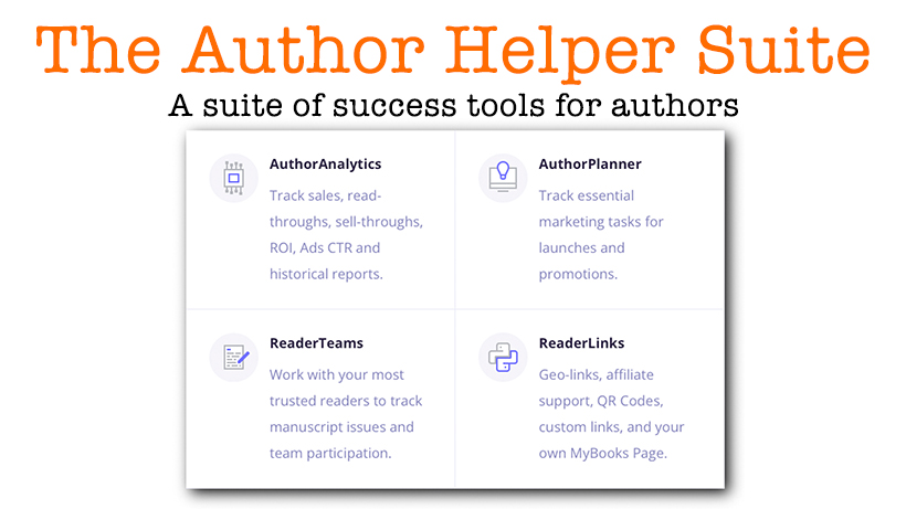 Reach your independent author goals with The Author Helper Suite.

Publishing on Amazon can be lucrative and fulfilling. It can also be overwhelming. The Author Helper Suite is designed to give independent authors a break from the grind.

theauthorhelper.com/the-author-hel… #selfpublishing