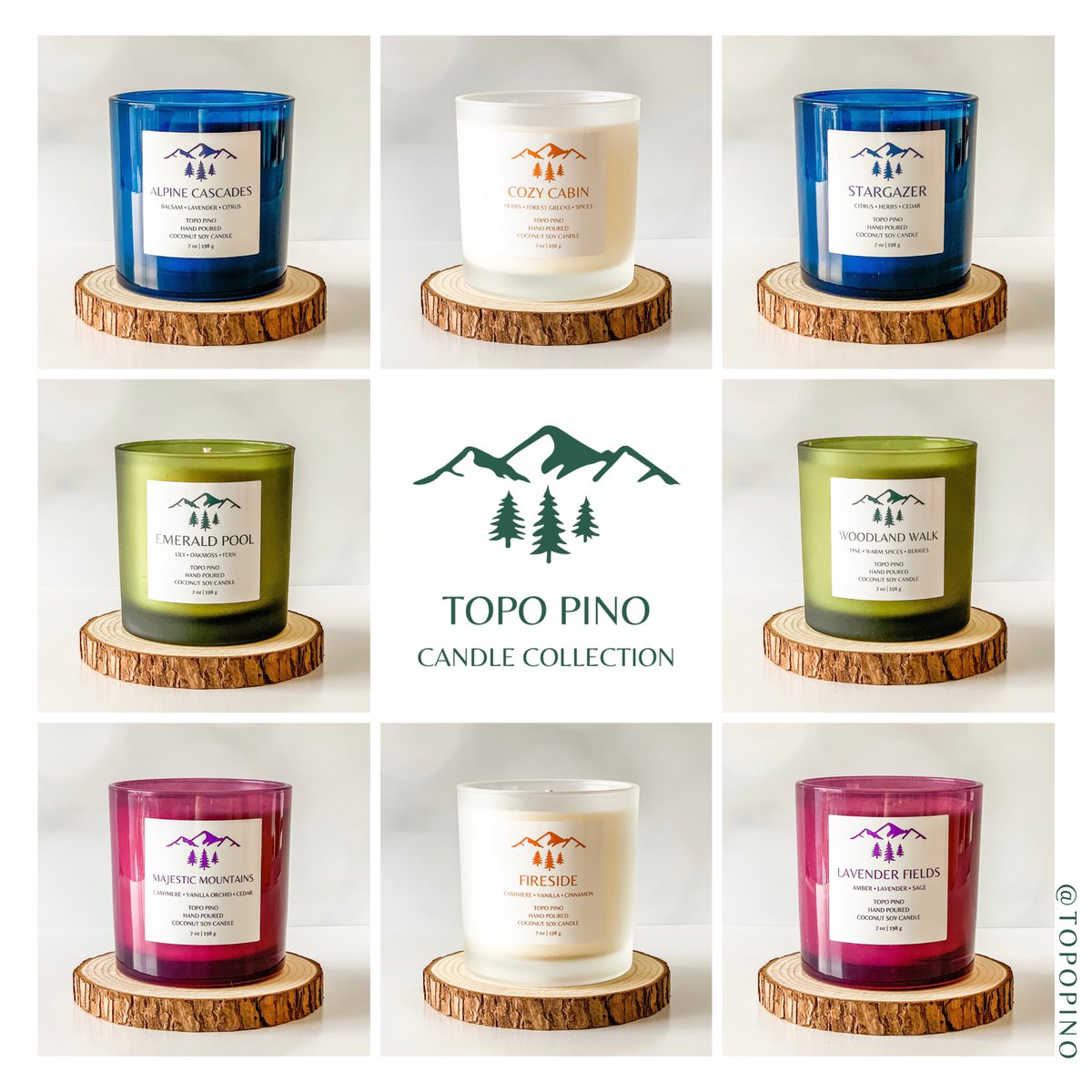 Introducing the Topo Pino Candle Collection now available at topopino.com/candlecollecti…