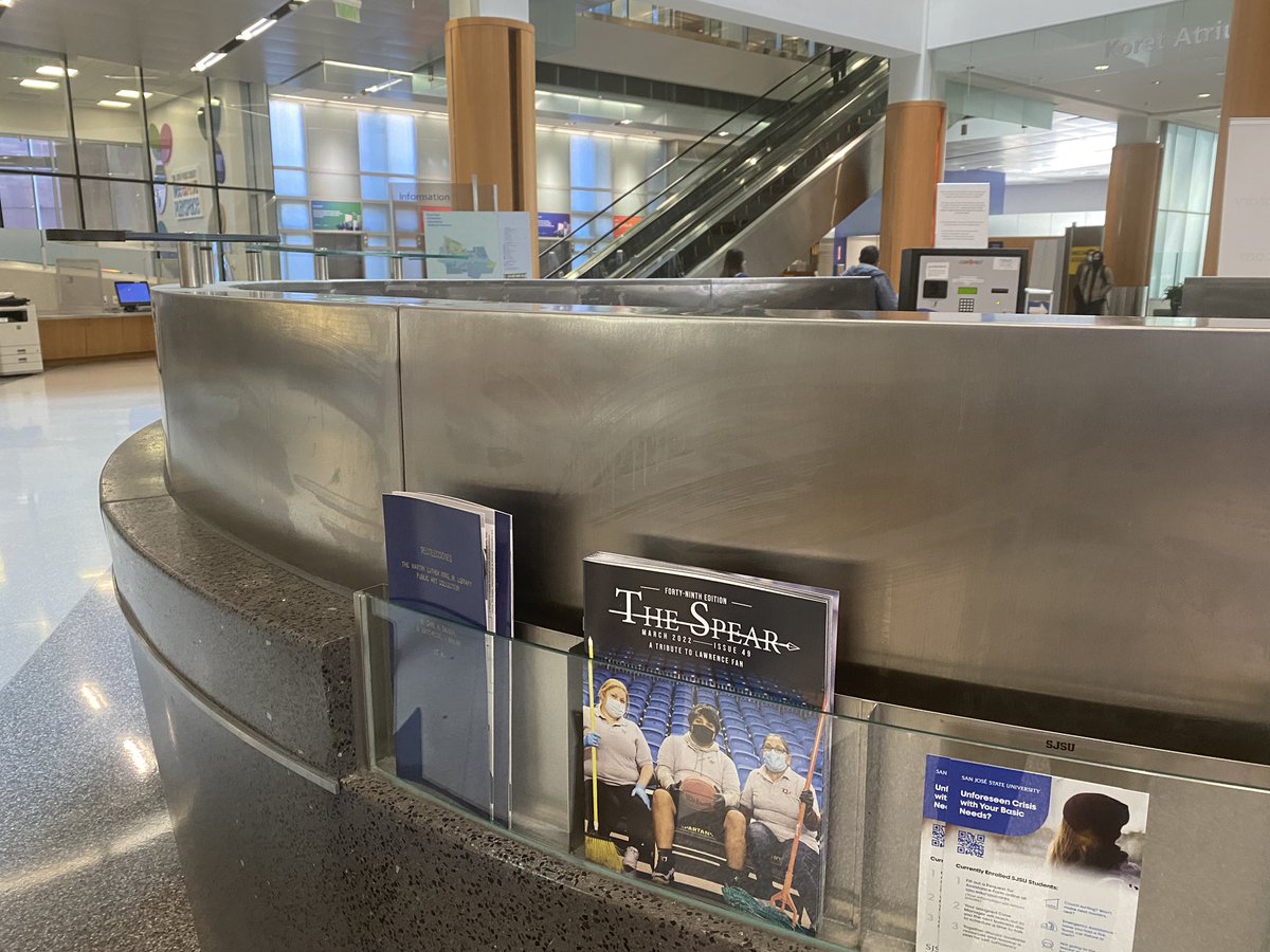 TheSpearSJSU's tweet photo. HOT OFF THE PRESS ๐จ
The 4๏ธโฃ9๏ธโฃth edition of The Spear magazine is here!
Be on the hunt for them all across main and south campus! #SJSU #Spearmag
Read it all here: https://t.co/hmaxjUwEX4 https://t.co/8QpCj4JLrL