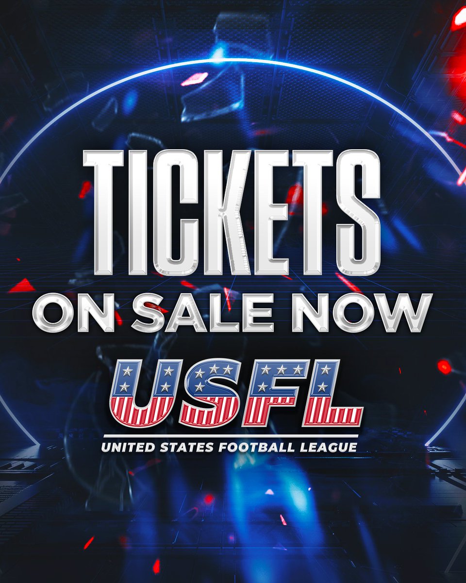 UFLonFOX's tweet image. 🗣 TICKET DROP!  

USFL game tickets are on sale NOW: bit.ly/3ILIfyF 🎟
