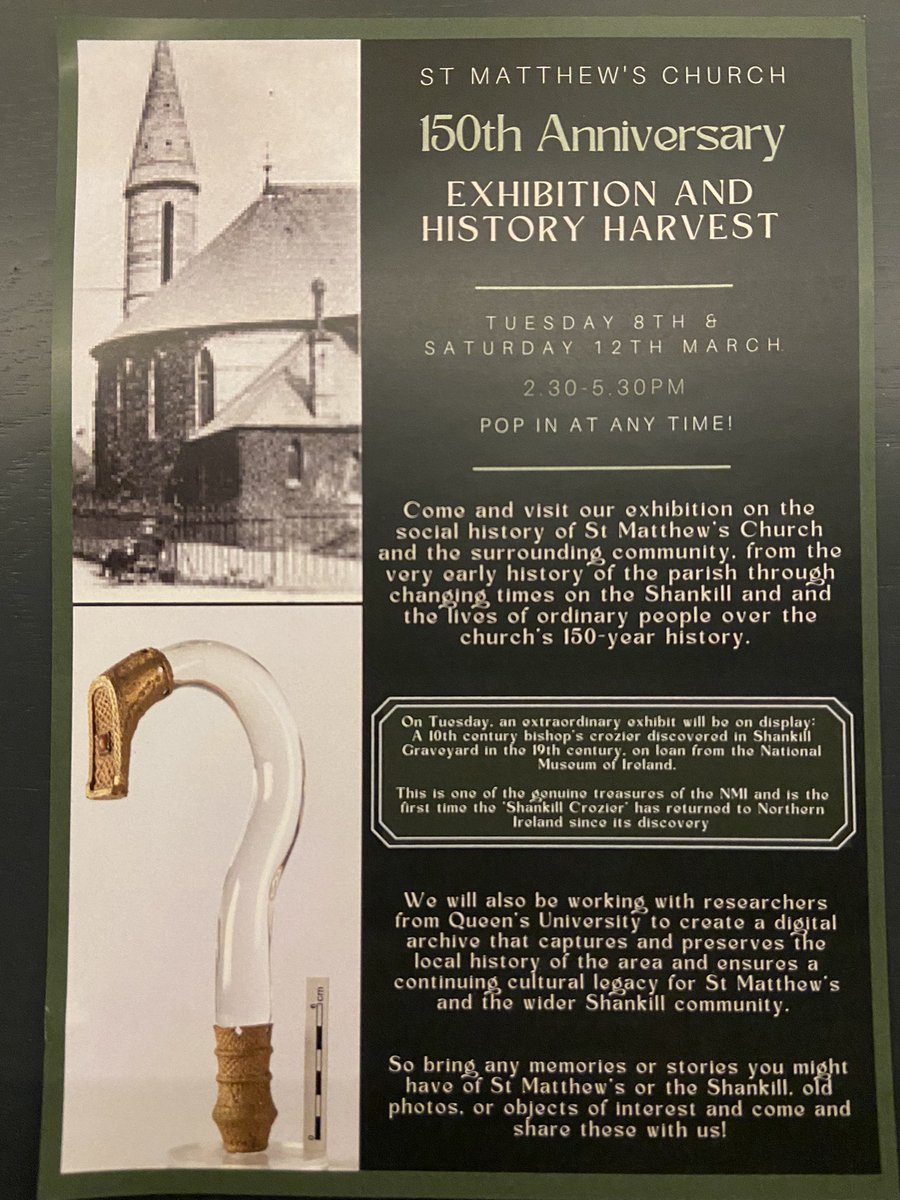 jackieredpath's tweet photo. EXHIBITION not 2 be missed 👇👇 PlsRT @impongo22 @WoodvaleCC1887 @ShankillTavern @ShankillTennis @AcademyAlbert @Shankilljuniors @OlympusGirls @berlinswiftsfc @ShankillWomens @LSCABelfast @ACTinitiativeNI @BlackmountainG @BLACKMOUNTAINSS @ShankillM @CllrPup @WmHumphreyDUP https://t.co/p8qlyEHvZm