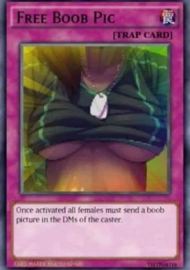 Damn looks like yall activated my trap card. 