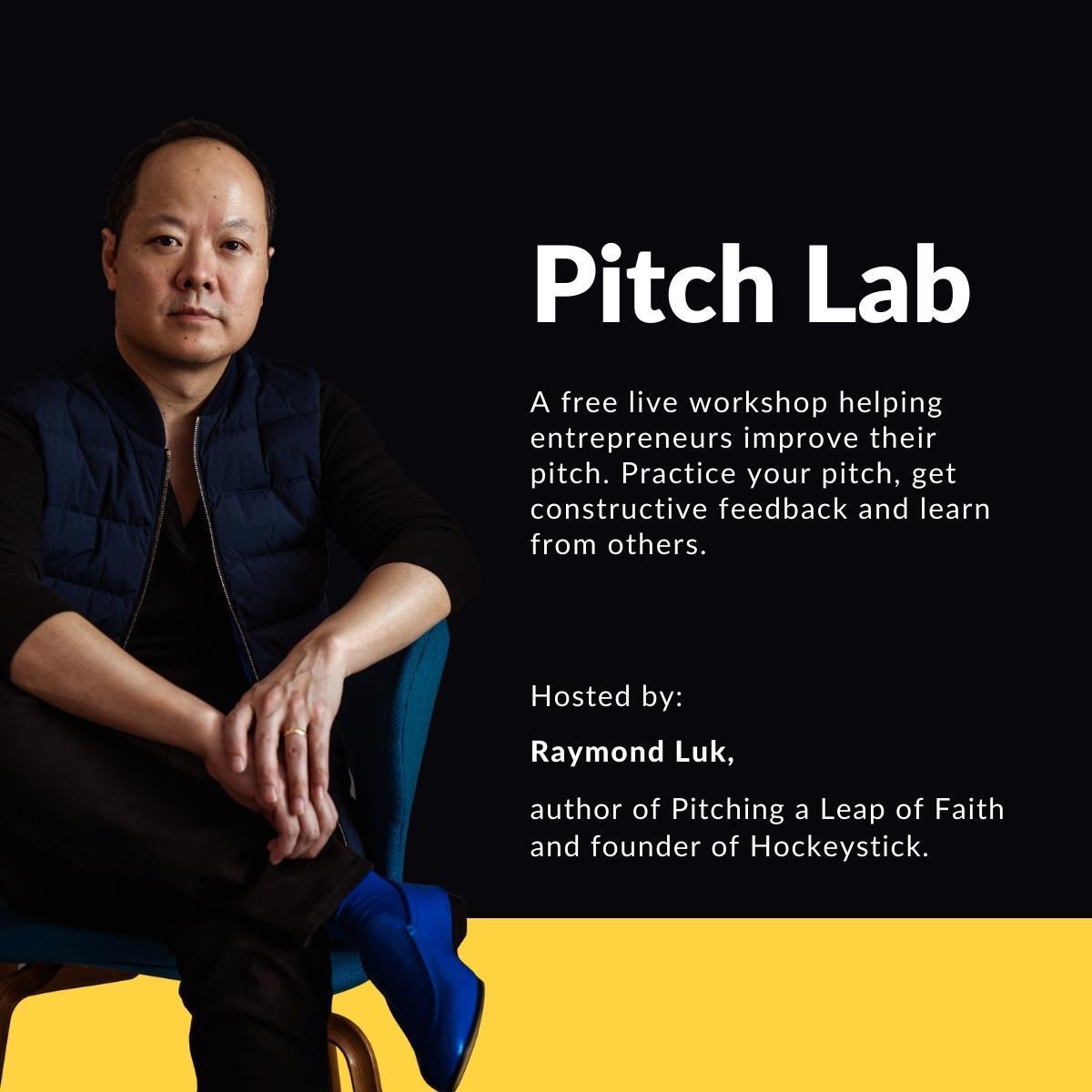 Hockeystick (@hockeystickco) on Twitter photo “Metaverse, AI-as-a-service, digital twinning - you win the buzzword drinking game!”
“If you’re going to say it’s a crowded market, what you say next has to CRUSH that concern.”
OH at Pitch Lab. Live pitch coaching with <a href="/rayluk/">Raymond Luk</a> Tuesdays at 3pm ET. go.hockeystick.co/pitch-lab “Metaverse, AI-as-a-service, digital twinning - you win the buzzword drinking game!”
“If you’re going to say it’s a crowded market, what you say next has to CRUSH that concern.”
OH at Pitch Lab. Live pitch coaching with <a href="/rayluk/">Raymond Luk</a> Tuesdays at 3pm ET. go.hockeystick.co/pitch-lab