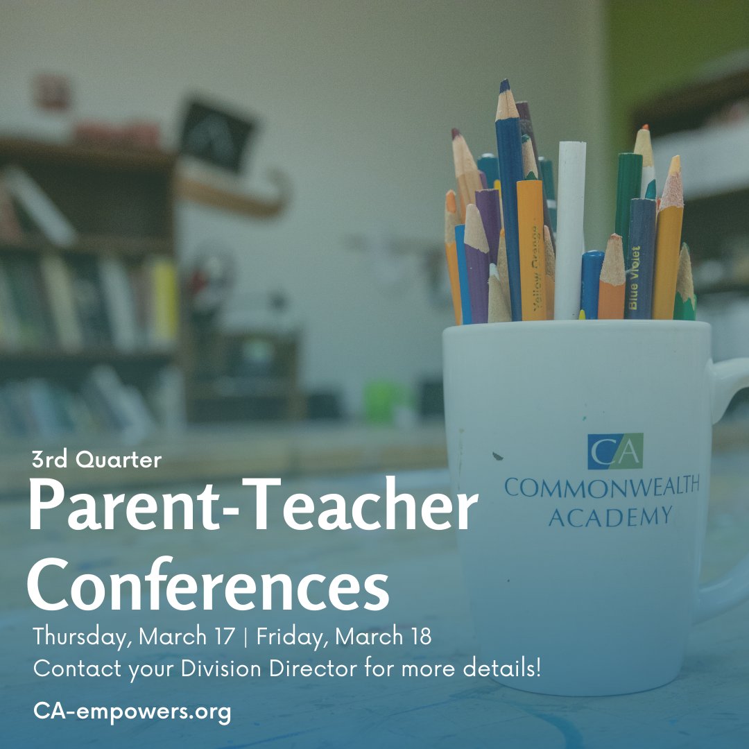 CACougars's tweet photo. We cannot wait to welcome families to campus for our end-of-the-quarter conferences!🤝
As a reminder, parents can choose to meet their teachers virtually or in person. Contact your respective Division Director for more details!
#adhdawareness #2e #neurodivergent #smallclass https://t.co/W5B0cYXkBV