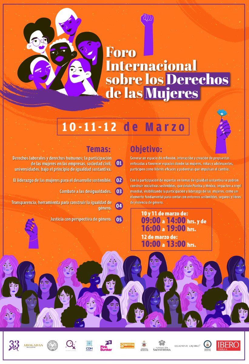 Provincia_33's tweet photo. Te invitamos al "Foro Internacional sobre los Derechos de las Mujeres"  los días 10,11 y 12 de marzo a través de la página de Facebook @Provincia_33 y sigue nuestras transmisiones en vivo.

Regístrate aquí ➡️ https://t.co/34HtDtqIc0 https://t.co/cwFqyWlAf8