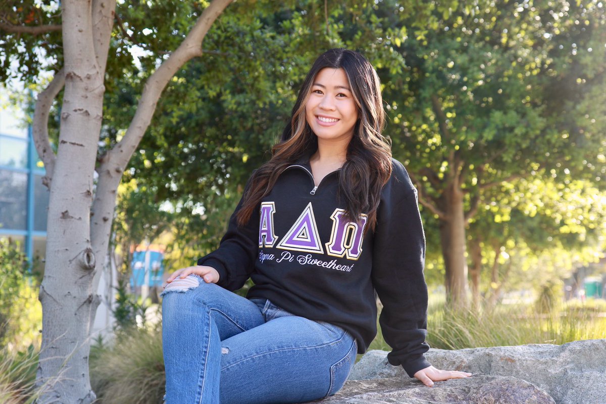 csuf_sigmapi's tweet photo. A huge congratulations to our new sweethearts!! We are excited and honored to have these two join the Sigma Pi family. They have always shown their endless support. We are proud to have these two represent our chapter. 
We love you both 💜💛 https://t.co/NAyGduSlZQ