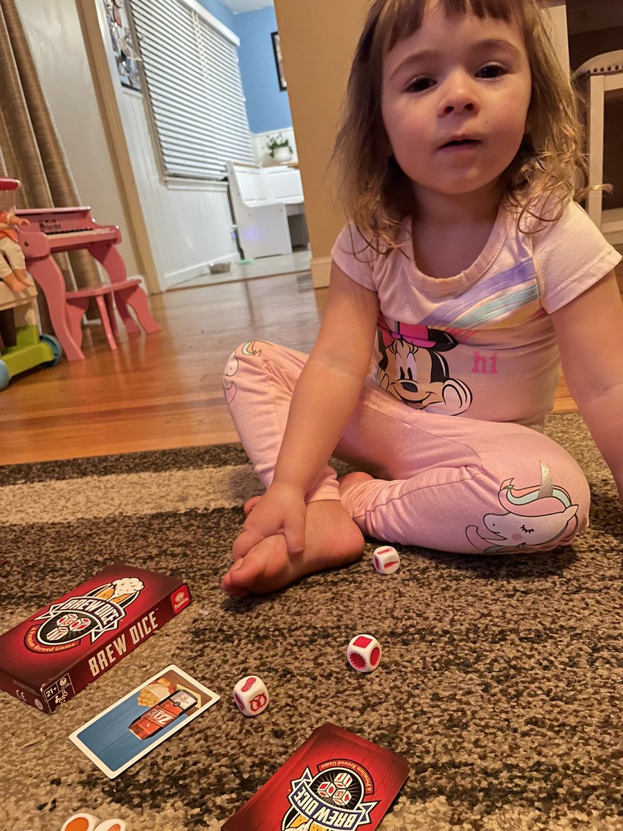 DiceAtDusk's tweet photo. Who woulda thought that Brew Dice would be a great matching game to play. #boardgames https://t.co/Umu1ebYPJe