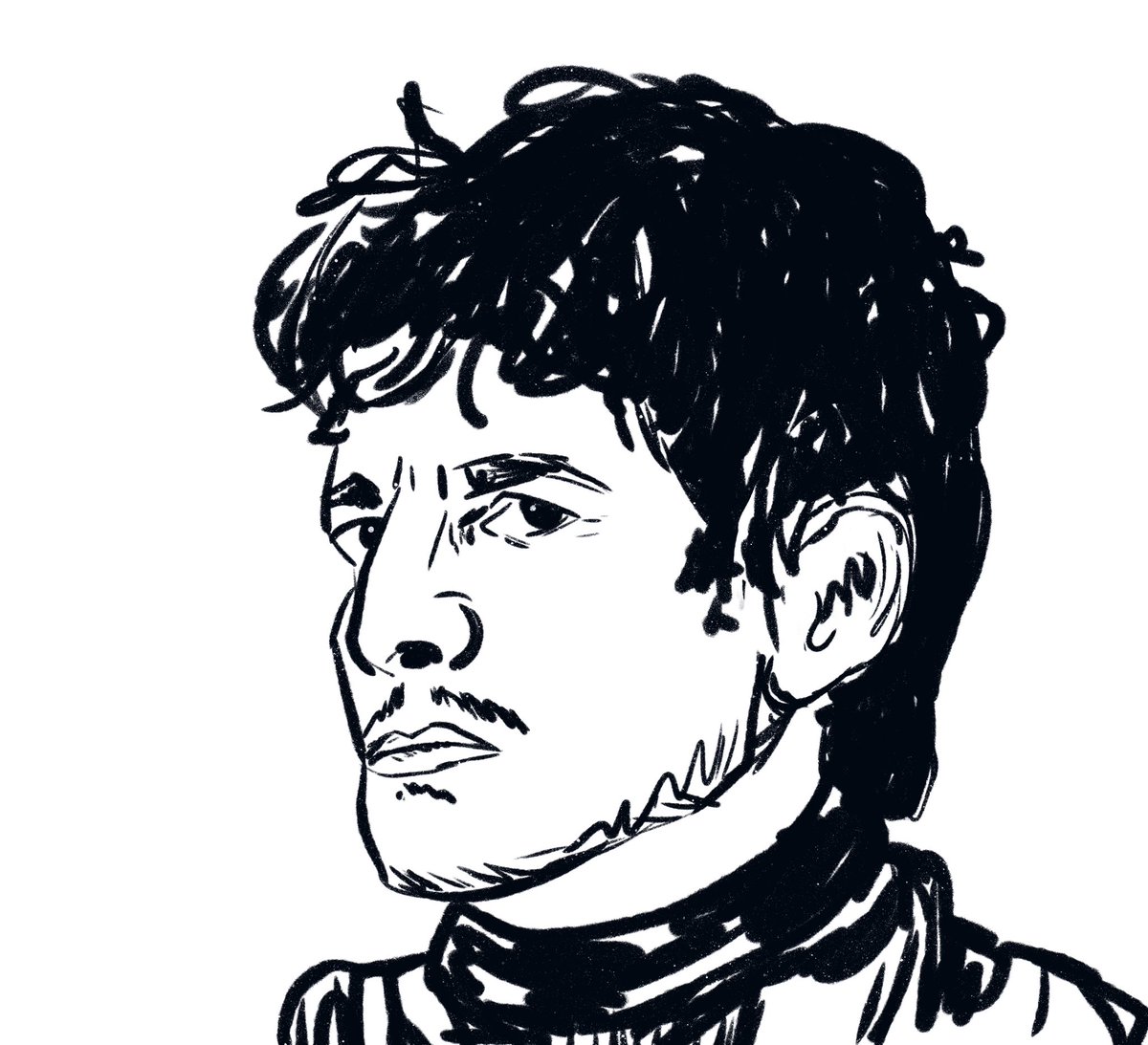A_New_Hopeful's tweet photo. A little Din for today. #mandalorian #procreateart @Procreate @PedroPascal1 https://t.co/g24T6GGrOv