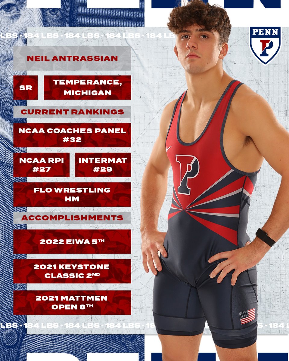 PennWrestling's tweet photo. At-large bids for the @NCAAWrestling Championships will be announced tomorrow.
Check out this Michigan natives senior résumés! Let's get Neil Antrassian to Detroit! 

#TheMovement x #FightOnPenn 🔴🔵 https://t.co/hDvilxrUrp