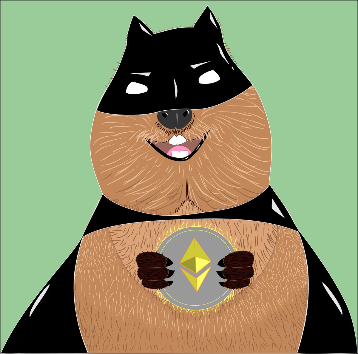 egonesflexin's tweet photo. Quokka Batman NFT #NFTGiveaway #nft #batman #Ethereum https://t.co/NTJrM0Kfje