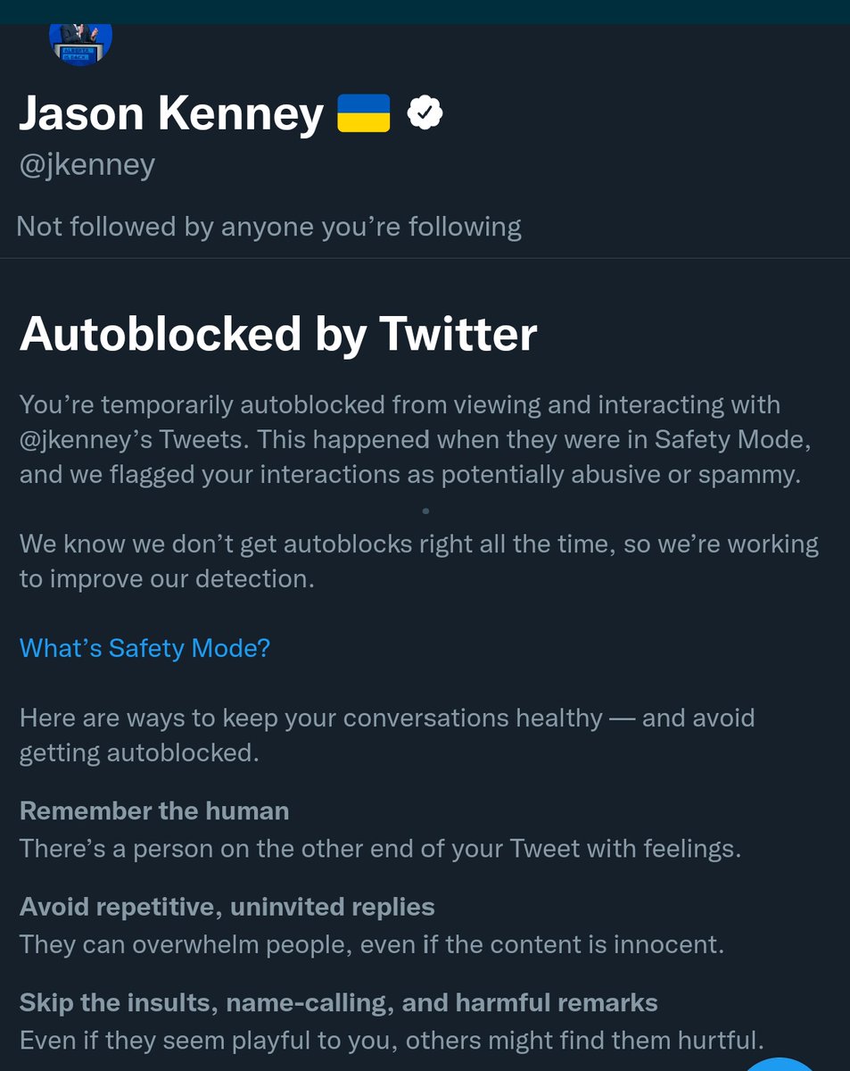 TrumpDownfall's tweet photo. Oh, the irony!!! 😂😂😂🤡

#cowardlykenney #kenneyblockparty #blockedbykenney #kenney #canpoli #cdnpoli #abpoli #ableg https://t.co/YzTCCBYCZz