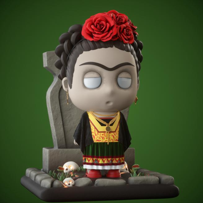 Regardless of gender, sex, race - we all end up in the same fkn place 🪦

Supporting <a href="/UnstoppableWoW3/">UnstoppableWoW3.x</a> with a 1-of-1 Frida Kahlo and DeadHeads own <a href="/musicalnetta/">Lanett Bennett Grant</a> speaking at their event tomorrow 10am PST. x.com/i/spaces/1mnxe…