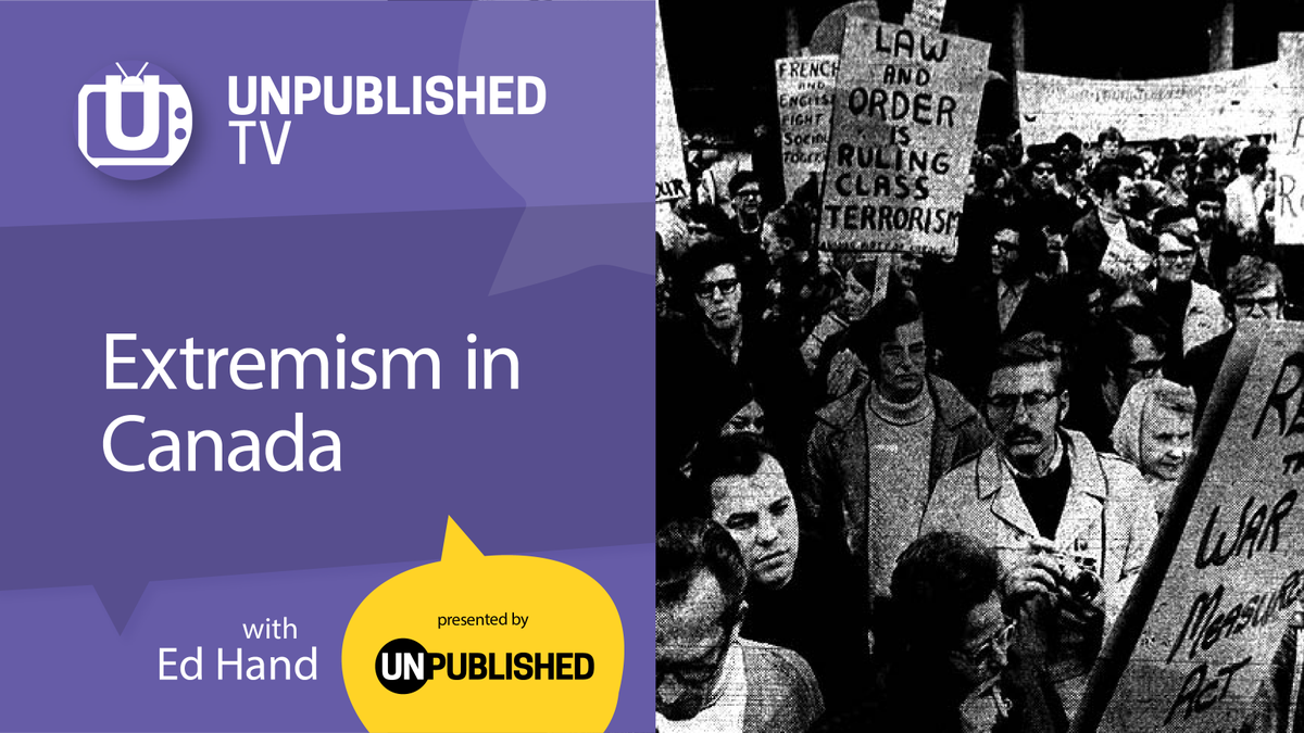 unpubmedia's tweet photo. TONIGHT on #UnpublishedTV... Extremism in Canada: Is it on the rise? https://t.co/MirrzAdcXh via @UnpublishedMedia Guests: Barbara Perry from @CHBEOntarioTech; @AmarAmarasingam, Asst. Professor School of Religion, Queen's U; and Andrew Crosby, Sociology @ucarleton #cdnpoli https://t.co/6pkC4S91Zf