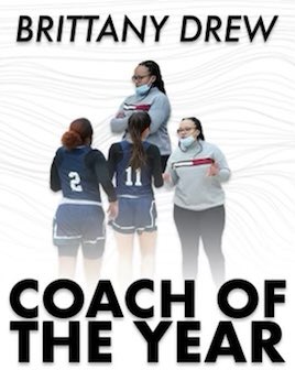 HPCAGirlsBBall's tweet photo. What an honor! Truly a blessing…Coach of the year to our beloved coach @Bdrew_15 , second year straight! #tmc #gbms https://t.co/eIFvKcQlFT