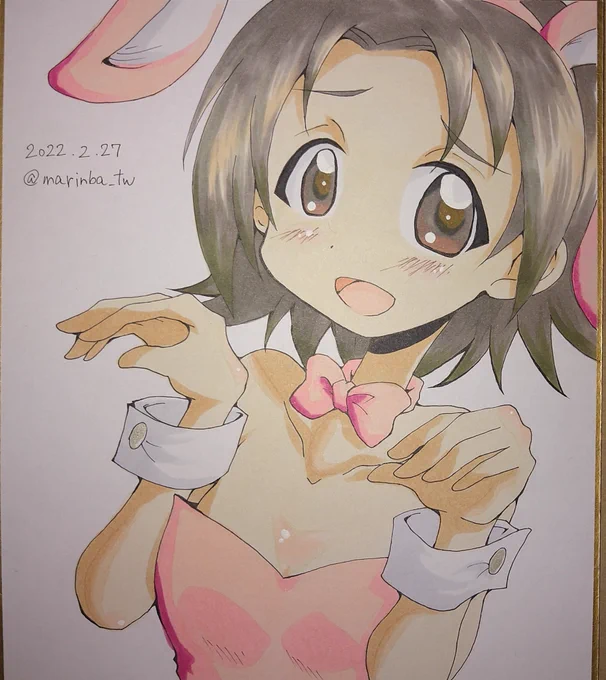 3(さ)8(は=わ)で澤ちゃんの日。考えた方凄い。最近描いた絵も再掲しちゃうけどいいよね。#3月8日は澤ちゃんの日 